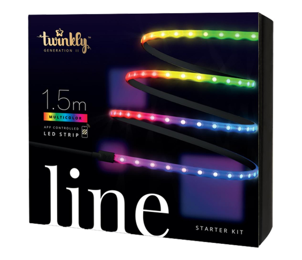 Twinkly Outlet Taśma Line Starter Kit 90 LED 1,5 M Czarny - 1557956 - zdjęcie